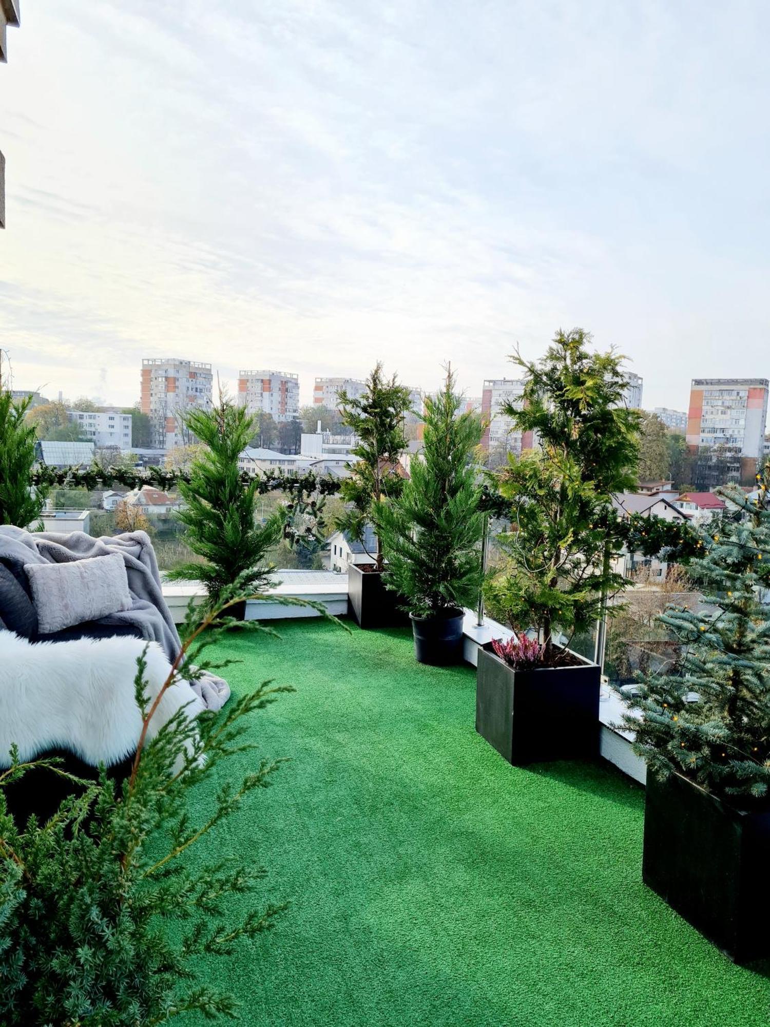 Penthouse Aeroport Iasi公寓 外观 照片